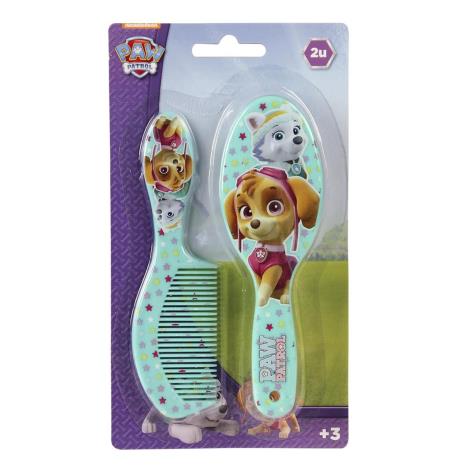 Paw Patrol Green Skye & Everest Hair Brush & Comb Set £2.99